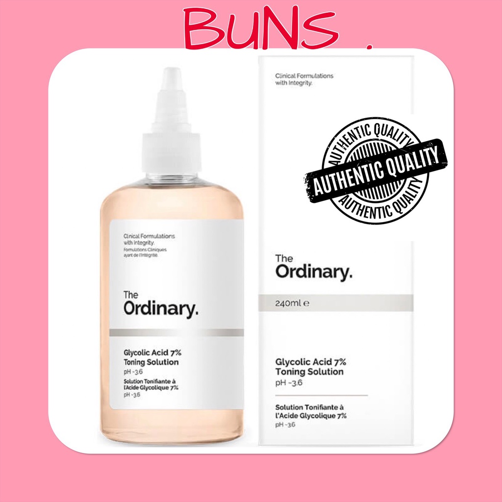 ( BILL CANADA )Toner tẩy da chết làm sạch Glycolic Acid 7% Toning Solution - The Ordinary | BigBuy360 - bigbuy360.vn