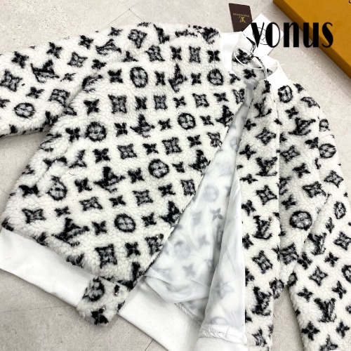 Áo khoác bomber nam nữ cao cấp I Áo bomber lông hoa tiết LV sang trọng I Áo 2 lớp cực ấm I Vonus013. | BigBuy360 - bigbuy360.vn