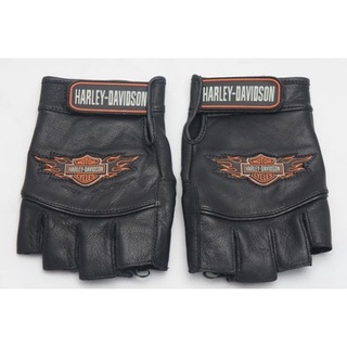 Găng tay da phong cách Harley Davidson