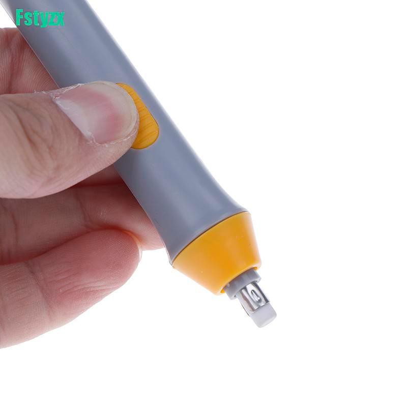 fstyzx Electric Eraser Battery Operated Automatic Pencil Eraser Kit w/ 22 Refills Gift