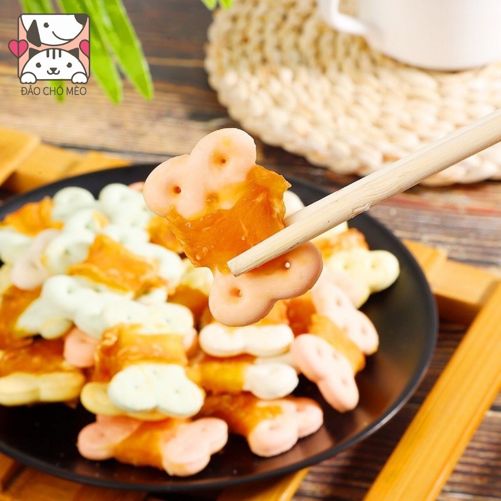 Bánh thưởng cho chó Vị Thịt Bò Gói 100gr - Đảo Chó Mèo