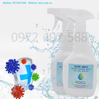 Combo 2 chai xịt khử khuẩn khử trùng HOCL 500ml