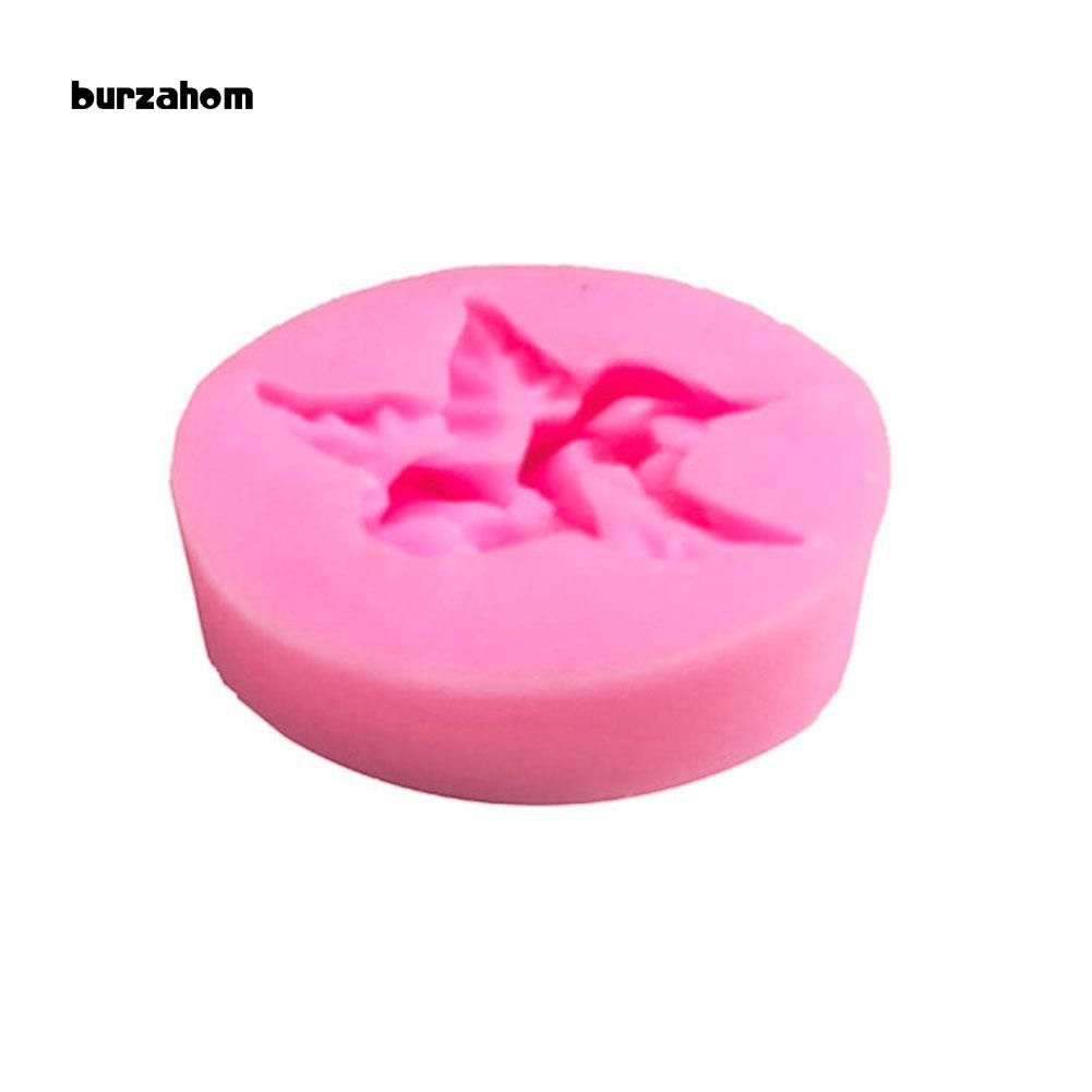 Khuôn silicon 5cm tạo hình hoa và lá 3D dùng trang trí bánh