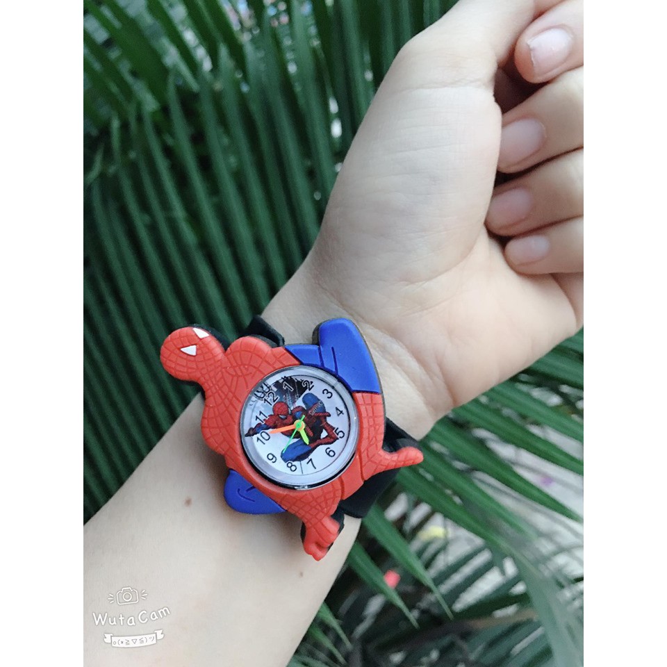 Đồng Hồ Điện Tử Dễ Thương Cho Bé - LHBV- đồng hồ đeo tay bé trai hình siêu nhân nhện