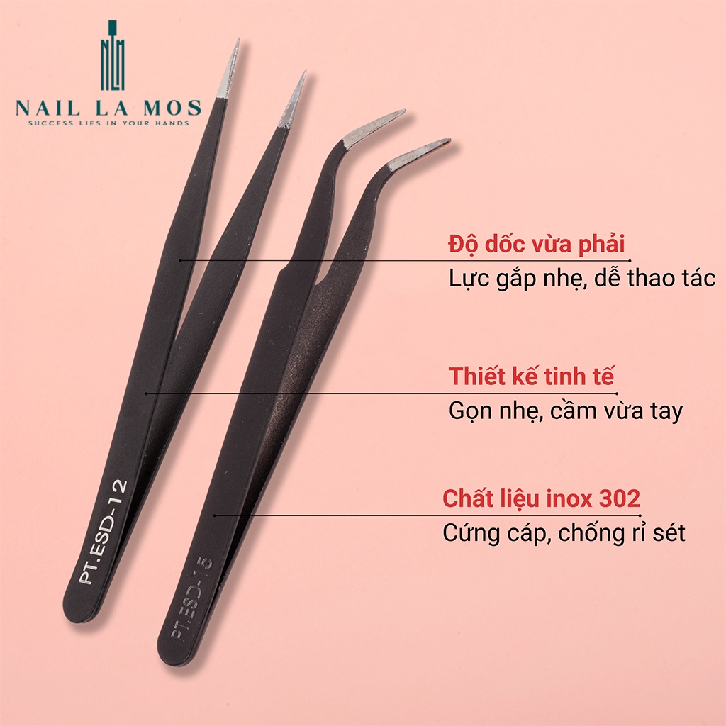 Nhíp gắp đá nail - Nhíp nail chuyên dụng cho dân làm móng