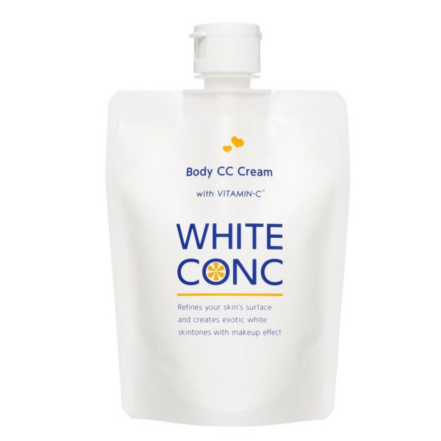 Sữa dưỡng trắng White Conc Body CC Cream With Vitamin C Nhật Bản 200g