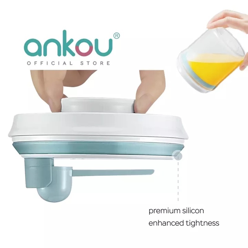 Hộp đựng sữa bột OSSAYI có muỗng đong đóng kín 2000ml tiện lợi