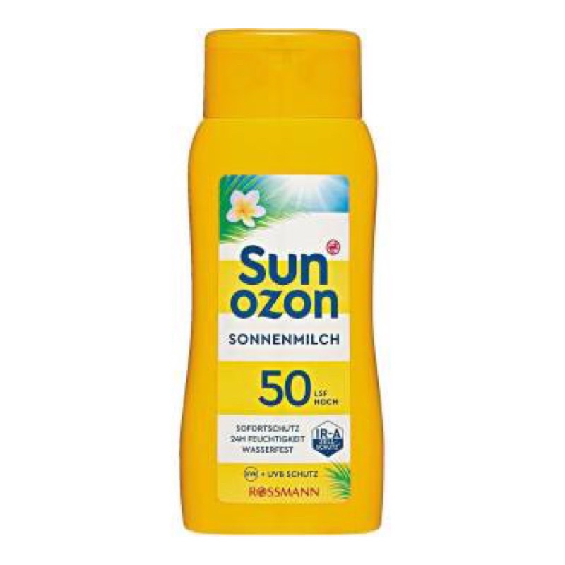 Kem chống nắng dạng sữa Sun ozon 50 200ml - Đức