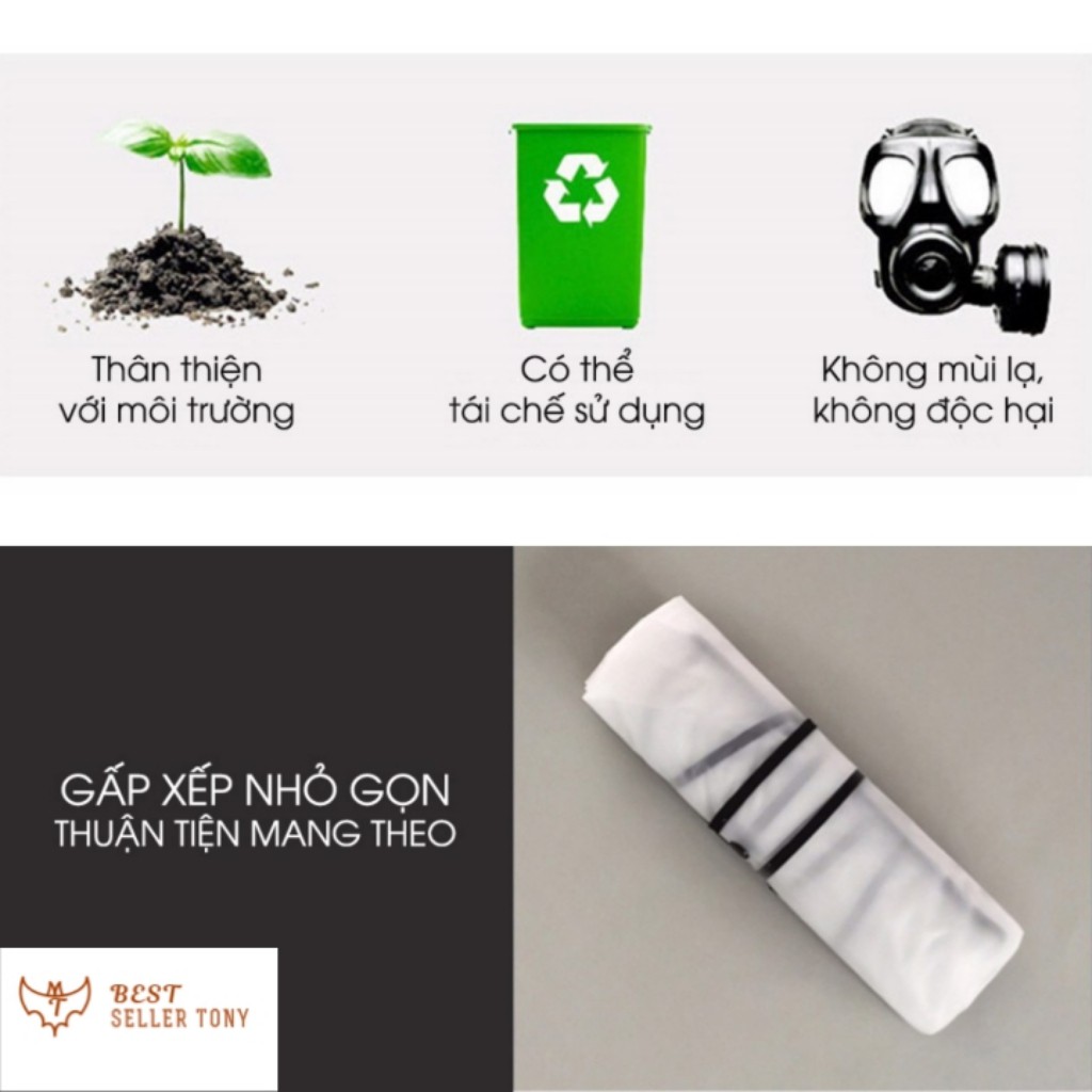 Áo mưa trong suốt Korean thời trang cao cấp - Best Seller Tony