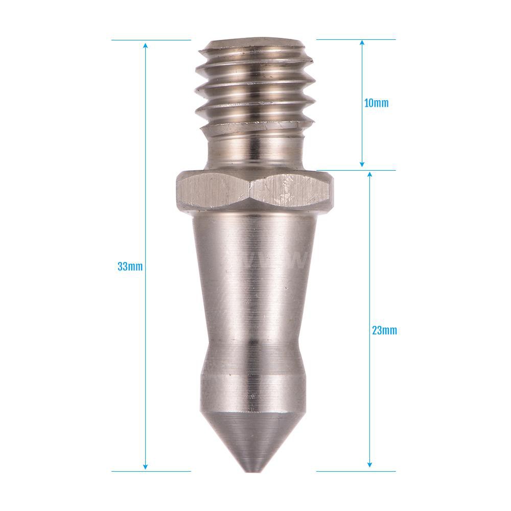 Tripod Accessory Stainless Steel 3/8 Inch Foot Screw Camera Short Spike for Andoer Benro Kingjoy Tripod Monopod