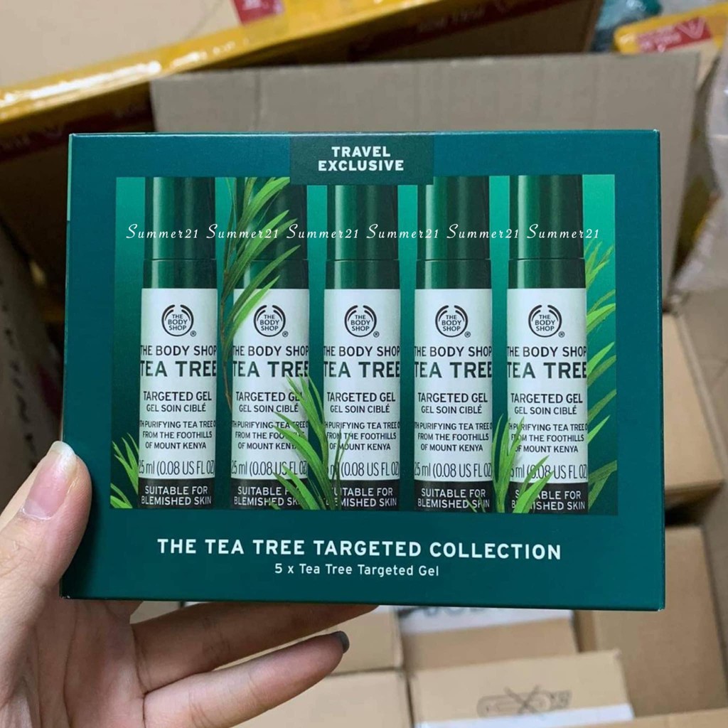 Gel chấm tràm trà ngừa thâm mụn The Body Shop Tea tree targeted 2.5ml