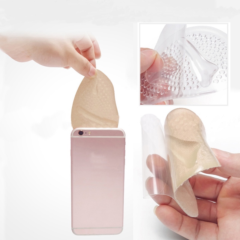 1 Cặp Miếng Lót Giày Cao Gót Bằng Silicone Chống Trượt