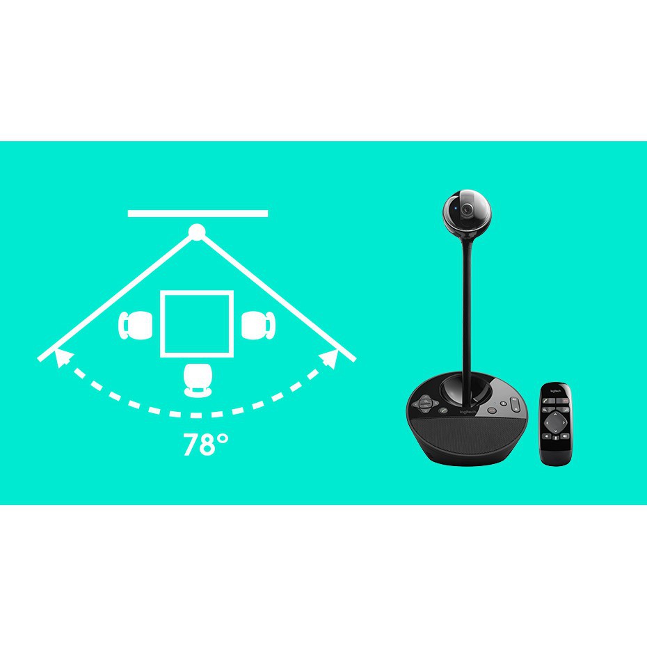 Webcam Logitech BCC950 CONFERENCECAM HD -Hàng chính hãng