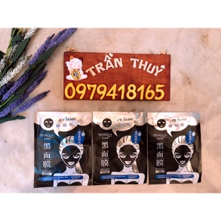 1 miếng mặt nạ thải độc than đen bioaqua - mask thải độc