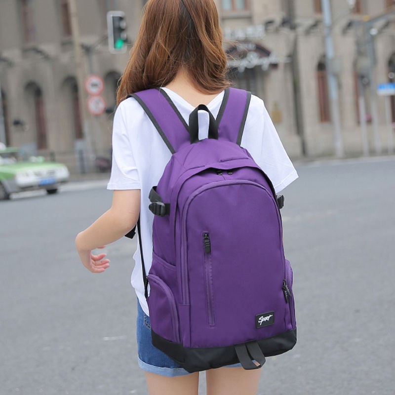 balo nữSchoolbag nữ phiên bản hàn quốc thời trang học sinh cấp 3 xu hướng máy tính dung tích lớn balo du lịch nam