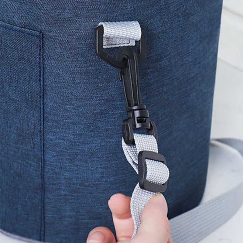 Aoto Túi Đựng Cơm Trưa Giữ Nhiệt Chống Thấm Nước Hình Trụ Bằng Nhôm