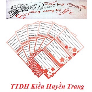 Nhãn vở Campus nhiều hình