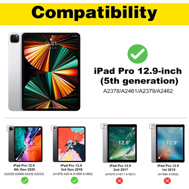 Kính Cường Lực Bảo Vệ Màn Hình Chống Nhìn Trộm Cho iPad Pro 12.9 Inch 2021 2020 2018 iPad Pro 12.9 "5th 4th 3rd Generation