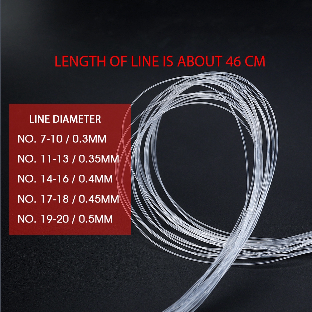 Bộ 20/28 móc câu cá bằng thép cacbon siêu bền tích hợp dây câu tiện dụng