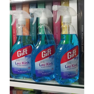 ( Hàng chính hãng : Sale giá sốc )Nước Lau kiếng Gift chai 540 ml - lau kính hương sắc biển