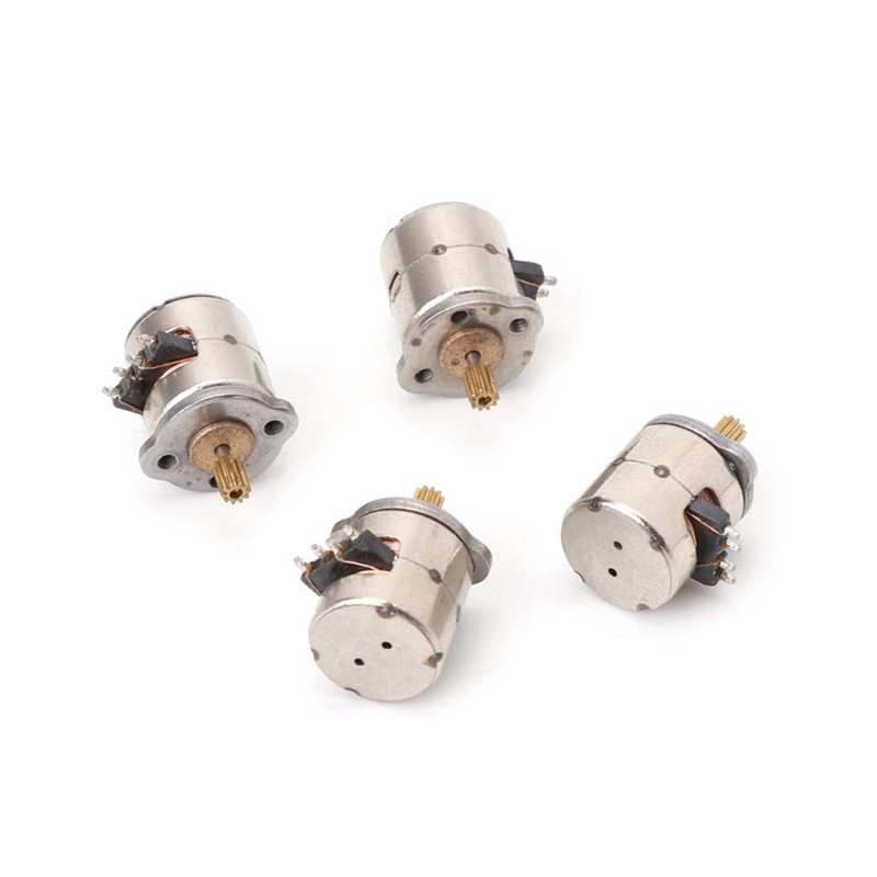 Set 10 Động Cơ Bước 3v 2 Phase 4 Dây Đường Kính 8mm Cho Máy Ảnh Kĩ Thuật Số