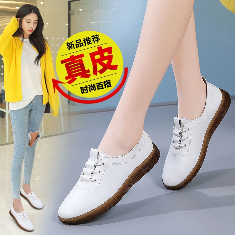 Giày Búp Bê Da Thật Đế Mềm Thoải Mái Thời Trang Cho Nữ