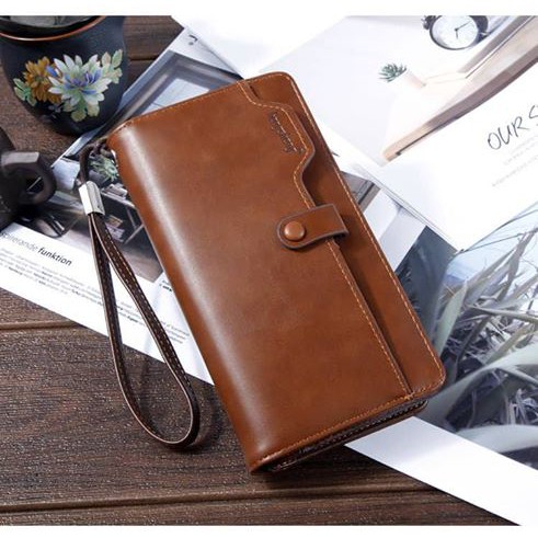 VÍ DA CẦM TAY NAM XM79+TẶNG ĐỒNG HỒ ORL VÀTHẮT LƯNG DA [THIẾT KẾ MỚI NHẤT 2019]