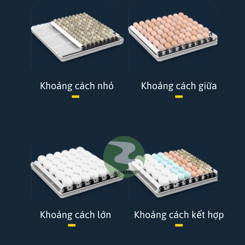 Máy ấp trứng gà mini tự động thông minh ấp trứng gà, chim, bò sát DN63