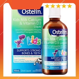 Freship- canxi nước kids milk calcium & vitamin d3 liquid 90ml ostelin của úc