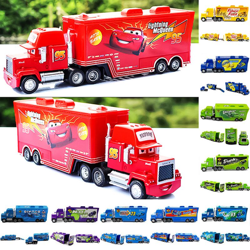 Disney Pixar Cars Children'S Toy Car Model Kesun Storm Uncle Mac Alloy Truck Handsome