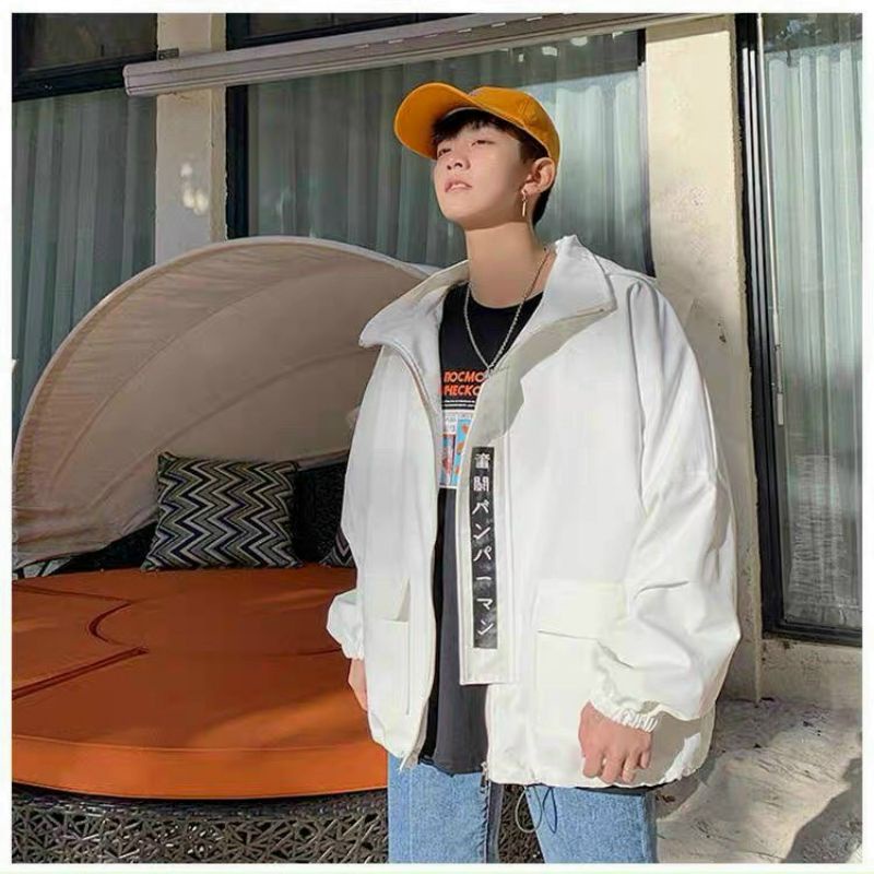 Áo khoác kaki nam nữ túi hộp thời trang cá tính mẫu hot