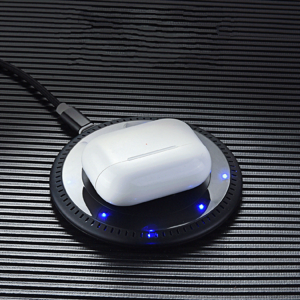 Bộ Sạc Nhanh Không Dây Mini 10w Tiện Dụng Kèm Phụ Kiện