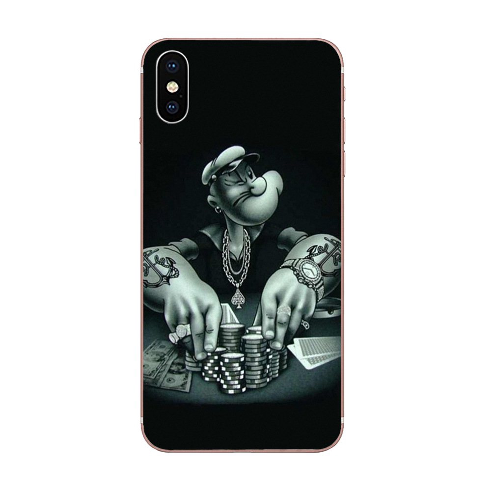 Ốp Lưng Tpu Mềm Trong Suốt In Hình Bài Poker Cho Apple Iphone 11 Pro X Xs Max Xr 4 4s 5 5c 5s Se Se2 6 6s 7 8 Plus