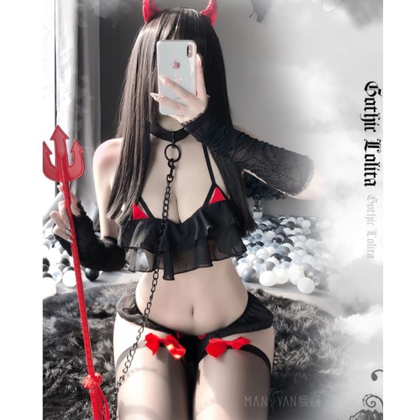 Hóa trang cosplay thiên thần và ác quỷ xinh xắn quyến rũ - cô nàng quỷ nhỏ