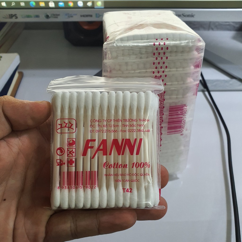 Bông Ngoáy Tai Kháng Khuẩn gói 25 chiếc bokisd.store