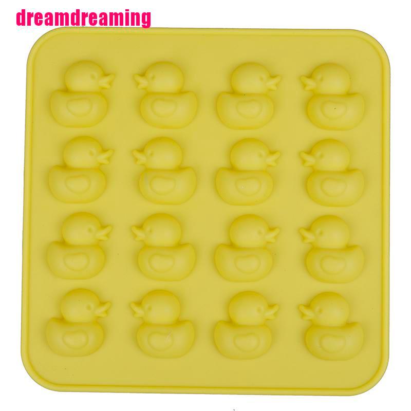 Khuôn Silicone Làm Bánh Quy / Sô Cô La / Kẹo / Đá Hình Chú Vịt Dễ Thương