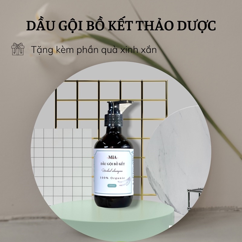 Dầu Gội Bồ Kết Cô Đặc Mia Cosmetic