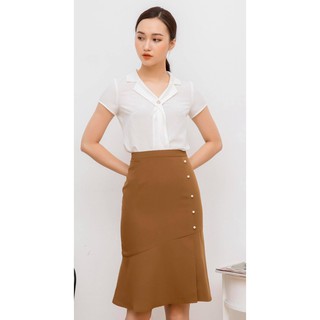 Chân váy công sở dáng đuôi cá