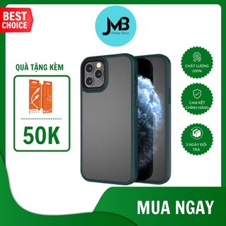 Ốp điện thoại iP 11 11 Pro 11 Pro Max hiệu Likgus chất liệu mặt lưng PC cứng nhám mờ, viền TPU mềm mạ màu,chống sốc