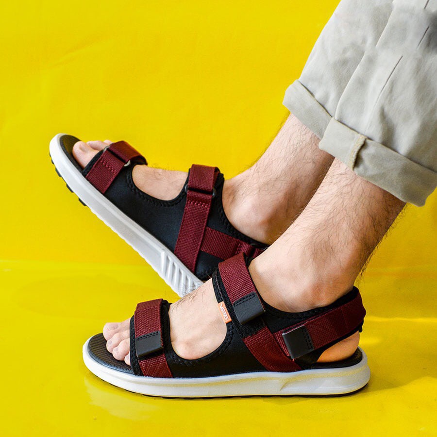 [Mua Kèm Áo Thun 0Đ] Giày Sandal Vento Nam Nữ - NB02R Đỏ