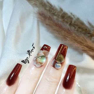 Combo 10 Viên Đá Mắt Mèo Siêu Sáng Trang Trí Móng Tay - DK26
