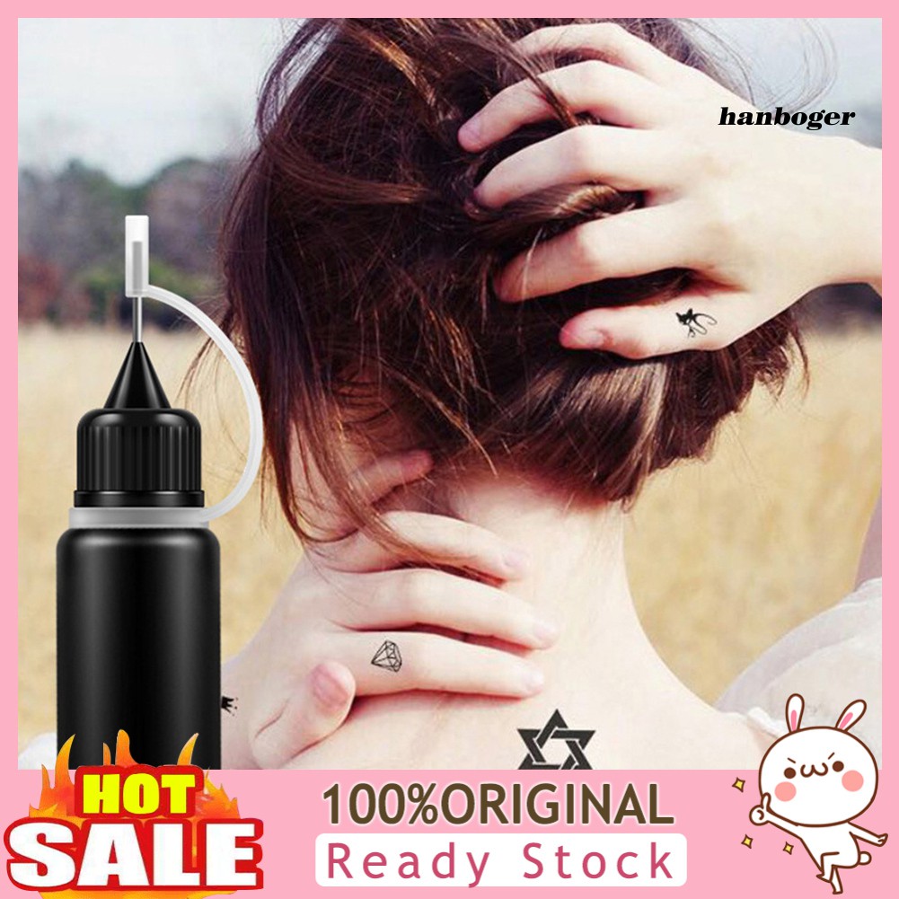 (Hàng Mới Về) Mực Xăm Tạm Thời Chống Nước Lâu Phai 10ml
