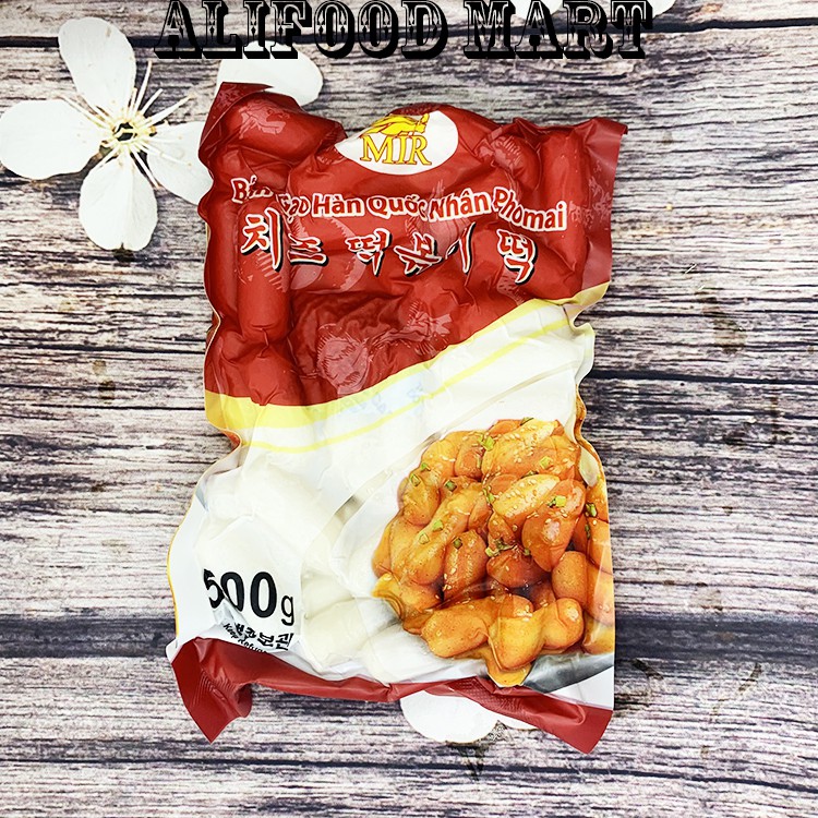 Bánh gạo nhân phô mai hàn quốc gói màu đỏ Mir