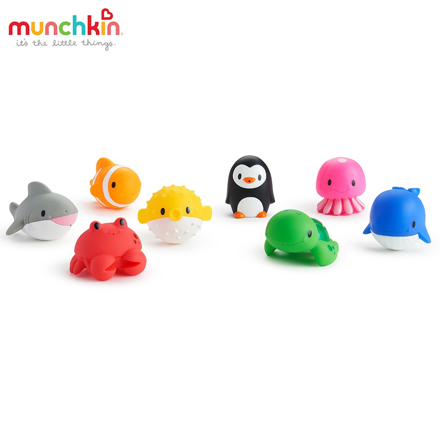 Bộ Đồ Chơi 8 Sinh Vật Biển MunchKin MK18004