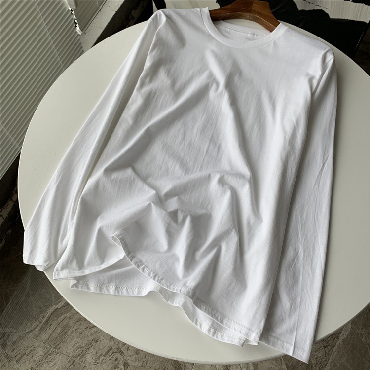 Áo thun dài tay nam unisex. Áo thu đông trơn tay dài cổ tròn basic vải sufa giữ nhiệt ATS01 | BigBuy360 - bigbuy360.vn