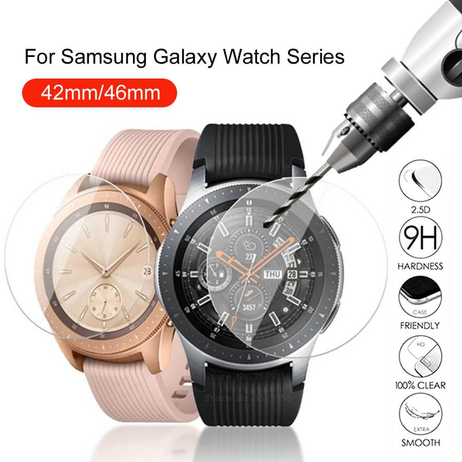 Xumu 2pcs For Samsung Galaxy Watch 46mm 42mm Gear S3 HD Tempered Glass thumbnail
