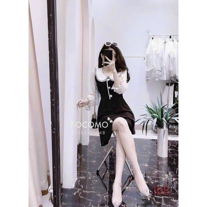 ĐẦM NỮ BABY DOLL BÁNH BÈO NỮ TÍNH XINH XẮN PU