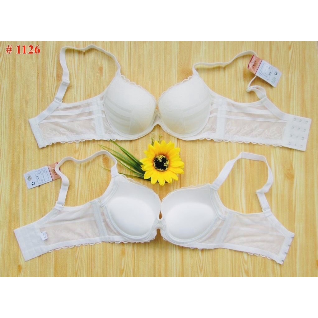 Áo Ngực Nữ Ren Lovely Đệm Siêu Nâng 4.5cm ⚡FreeShip⚡ Dây Lưng Bản To 4 Móc Cài Cao Cấp A1126