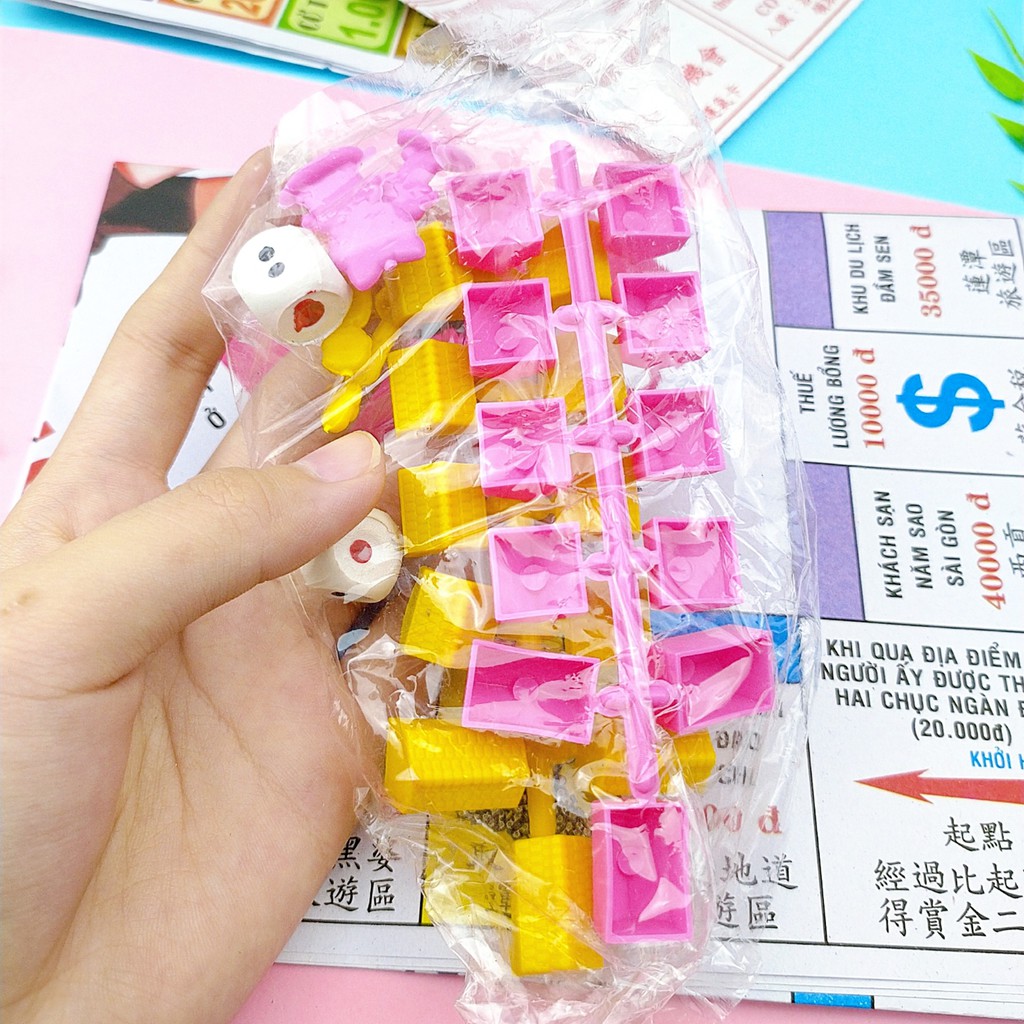 Bộ cờ tỉ phú bằng nhựa giải trí giá rẻ - Đại Sỉ