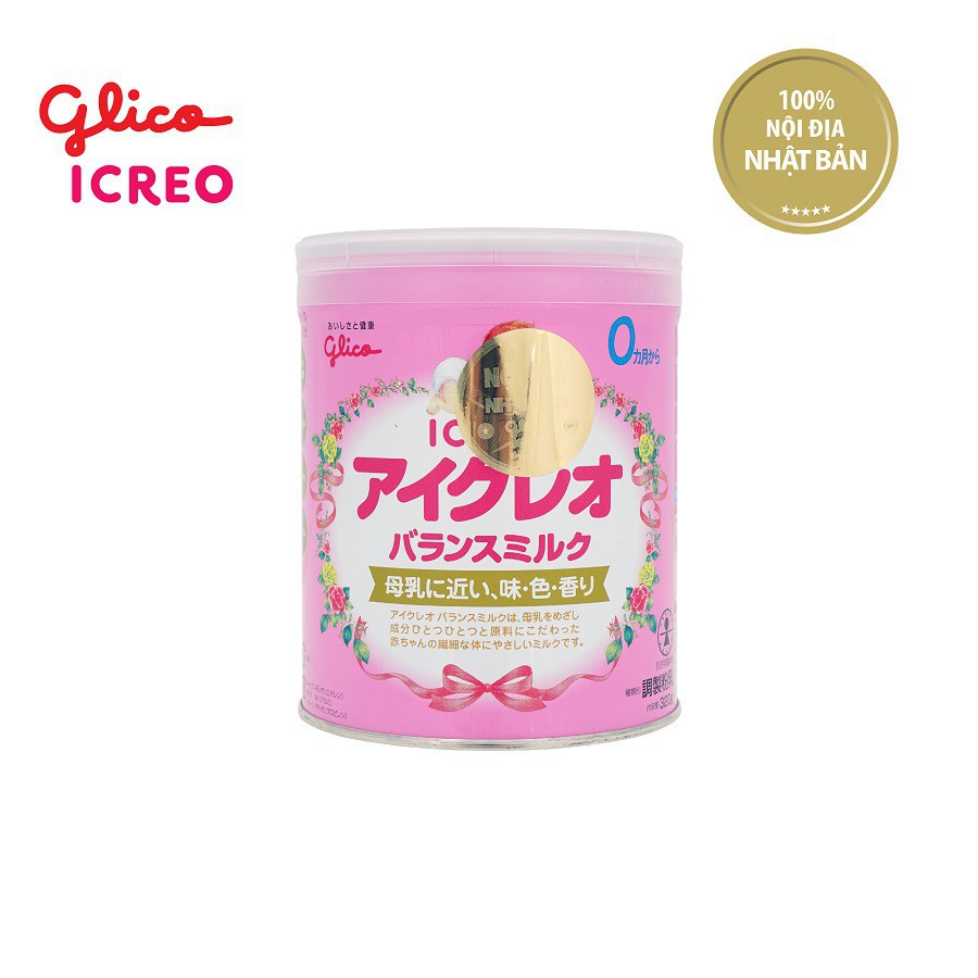Thực Phẩm Bổ Sung: Sản Phẩm Dinh Dưỡng Glico Icreo Balance Milk (Icreo Số 0) 320g/Hộp